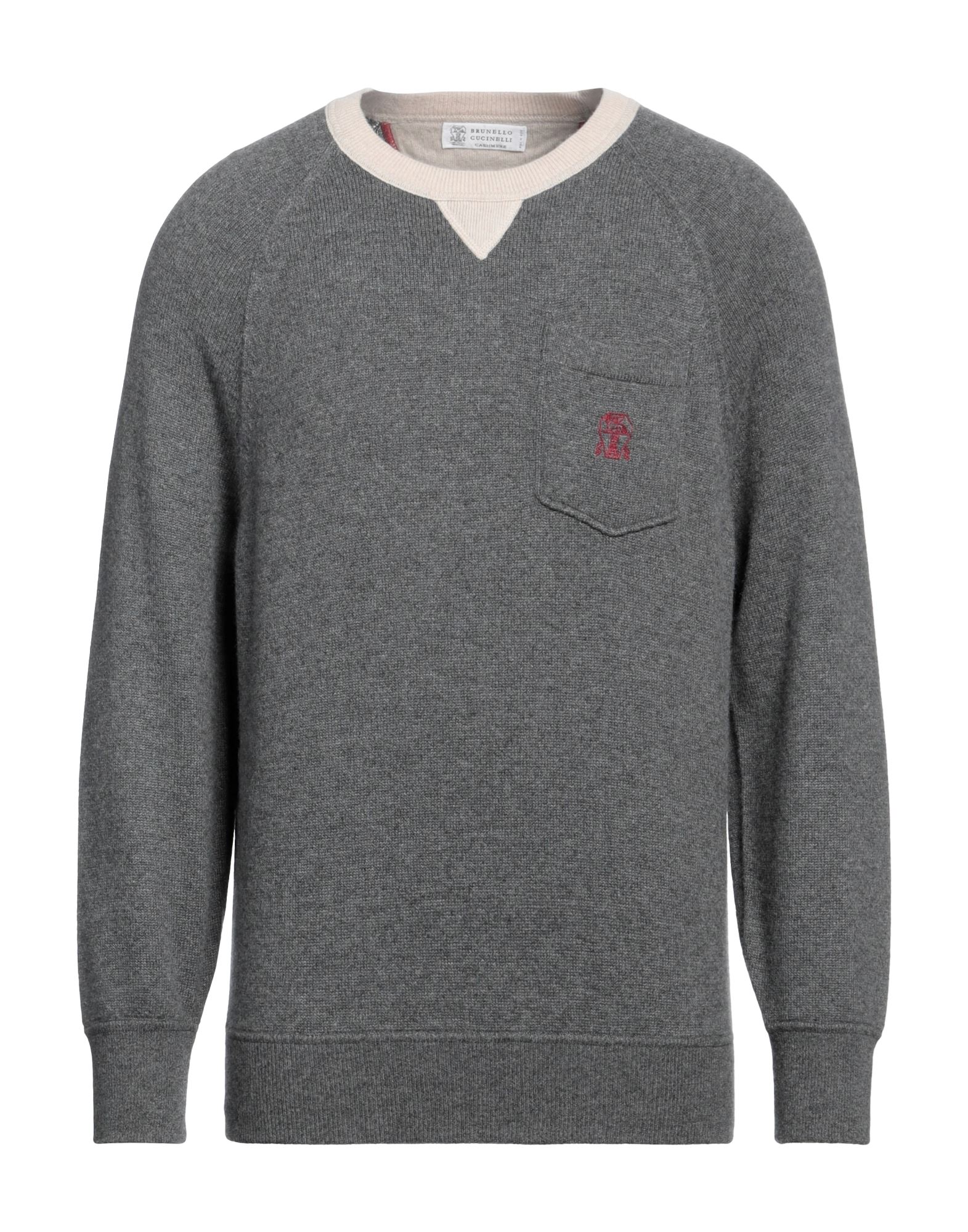 BRUNELLO CUCINELLI Pullover Herren Blei von BRUNELLO CUCINELLI