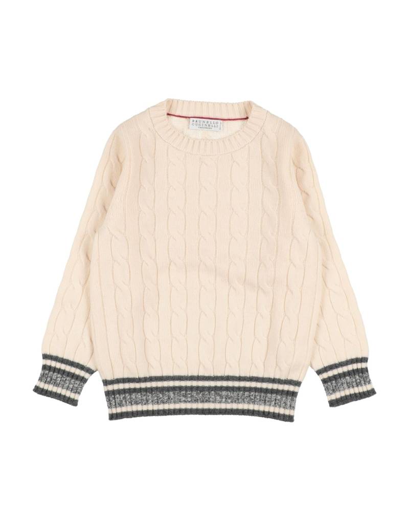 BRUNELLO CUCINELLI Pullover Kinder Cremeweiß von BRUNELLO CUCINELLI