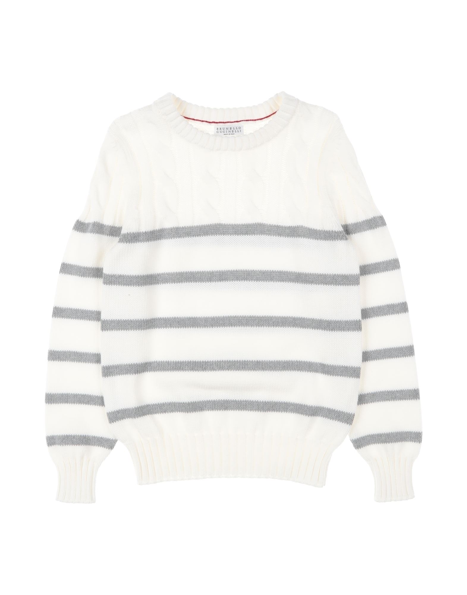 BRUNELLO CUCINELLI Pullover Kinder Elfenbein von BRUNELLO CUCINELLI