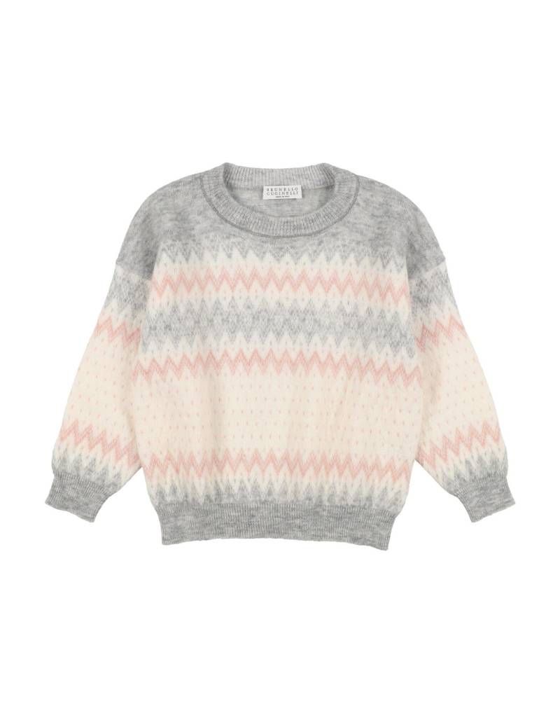 BRUNELLO CUCINELLI Pullover Kinder Hellgrau von BRUNELLO CUCINELLI