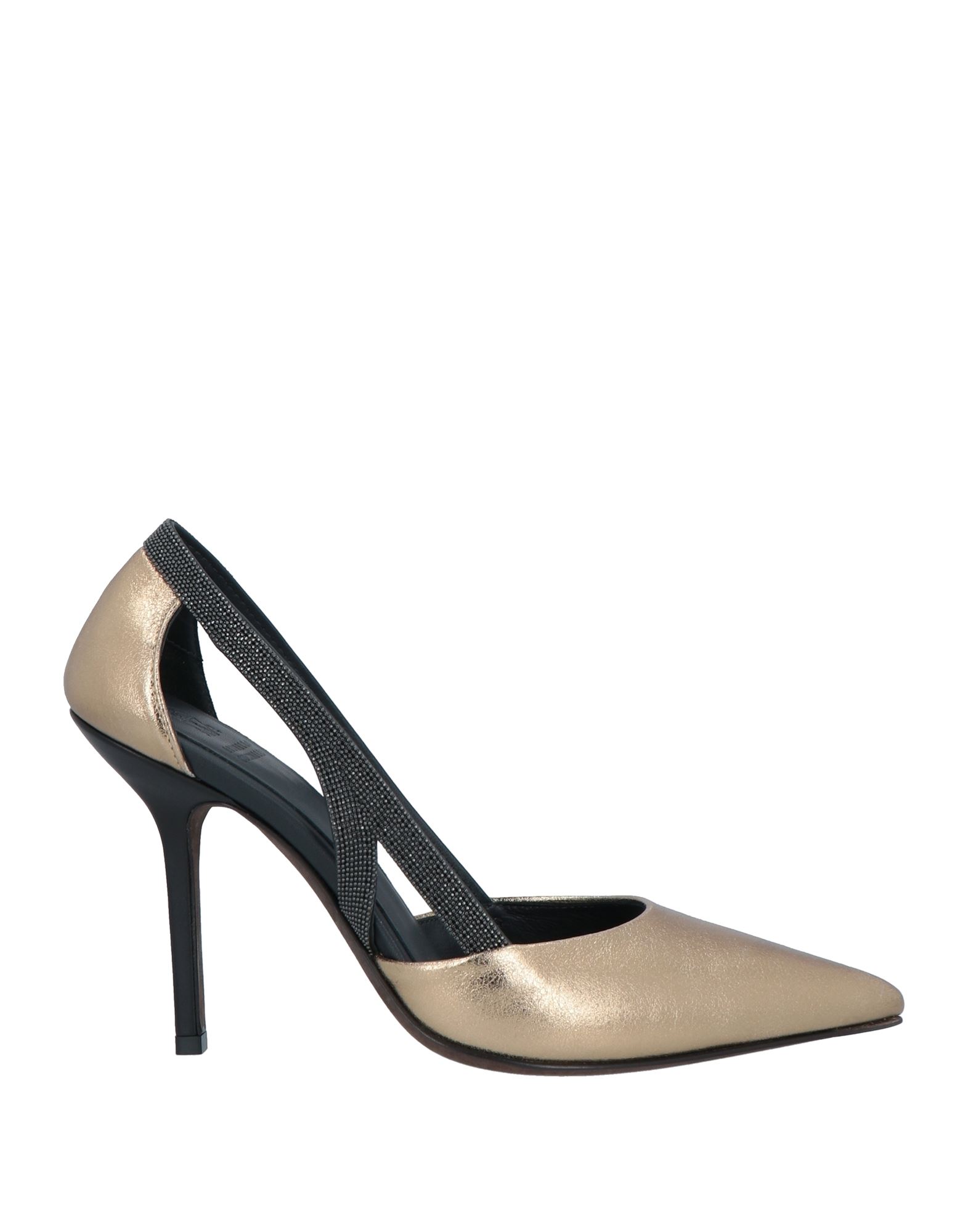 BRUNELLO CUCINELLI Pumps Damen Gold von BRUNELLO CUCINELLI