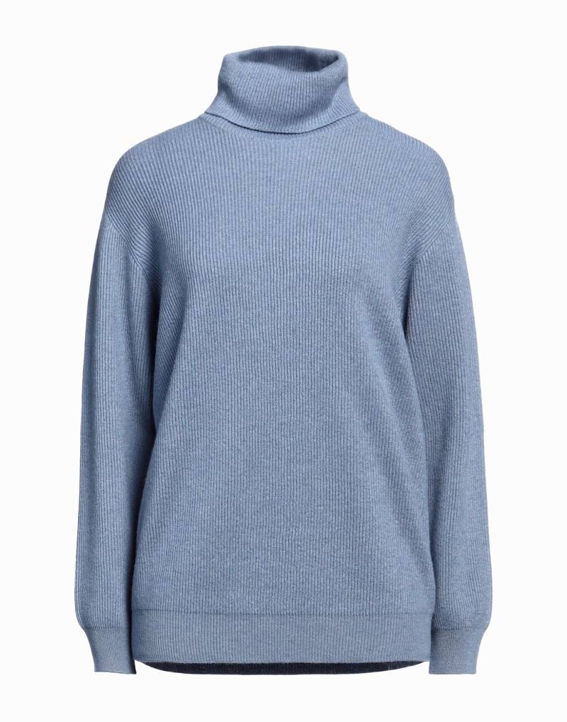 BRUNELLO CUCINELLI Rollkragenpullover Damen Blaugrau von BRUNELLO CUCINELLI