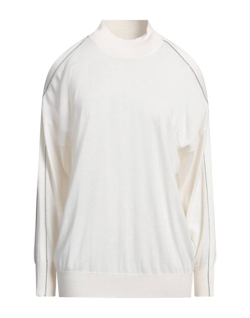 BRUNELLO CUCINELLI Rollkragenpullover Damen Elfenbein von BRUNELLO CUCINELLI