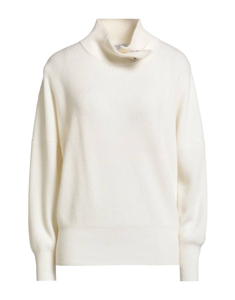 BRUNELLO CUCINELLI Rollkragenpullover Damen Elfenbein von BRUNELLO CUCINELLI