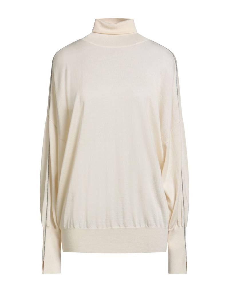 BRUNELLO CUCINELLI Rollkragenpullover Damen Elfenbein von BRUNELLO CUCINELLI