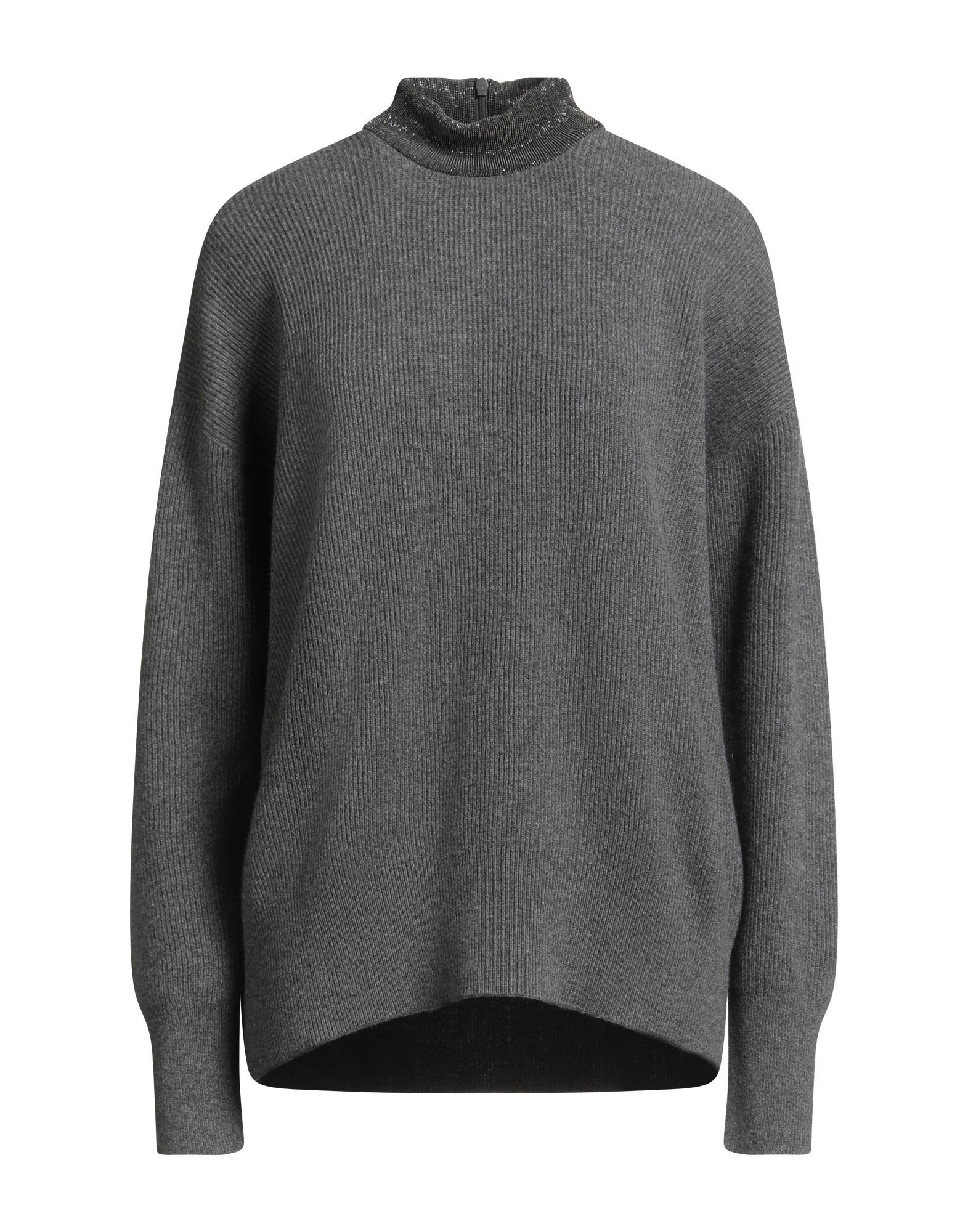 BRUNELLO CUCINELLI Rollkragenpullover Damen Grau von BRUNELLO CUCINELLI