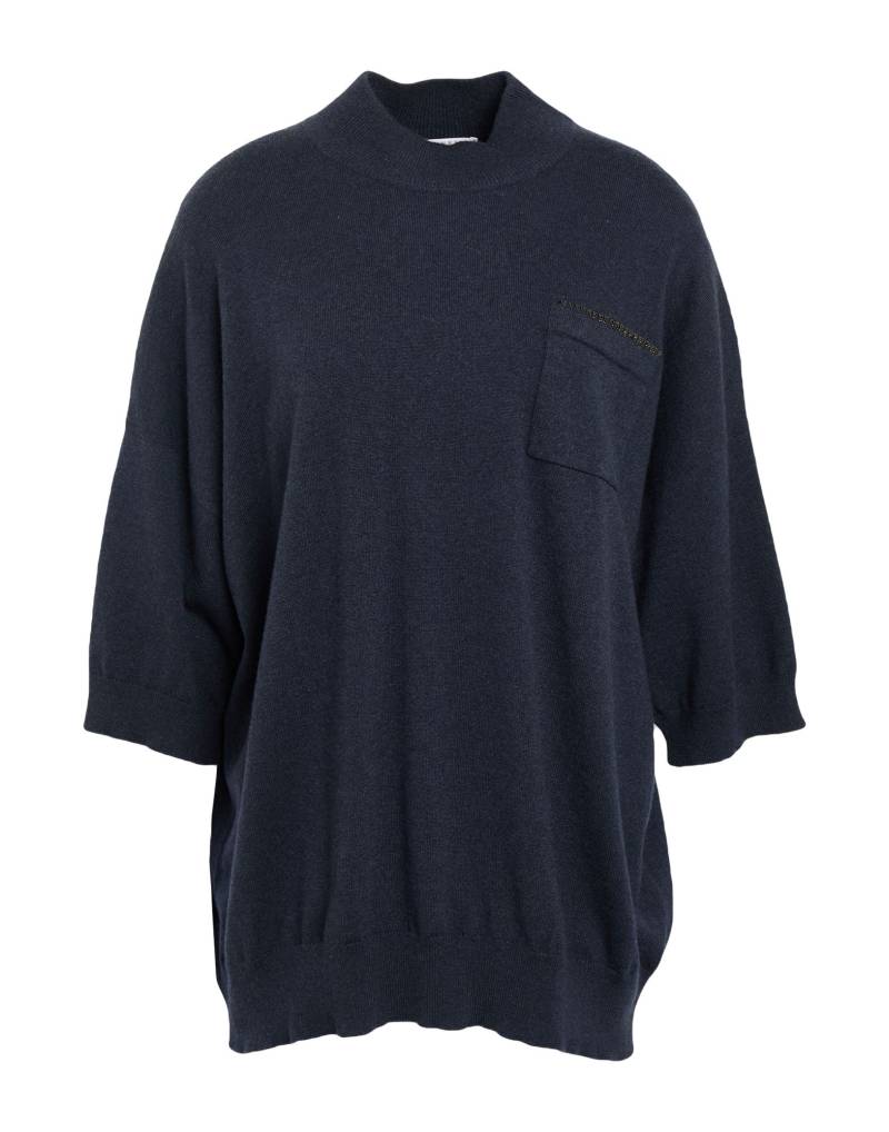 BRUNELLO CUCINELLI Rollkragenpullover Damen Marineblau von BRUNELLO CUCINELLI