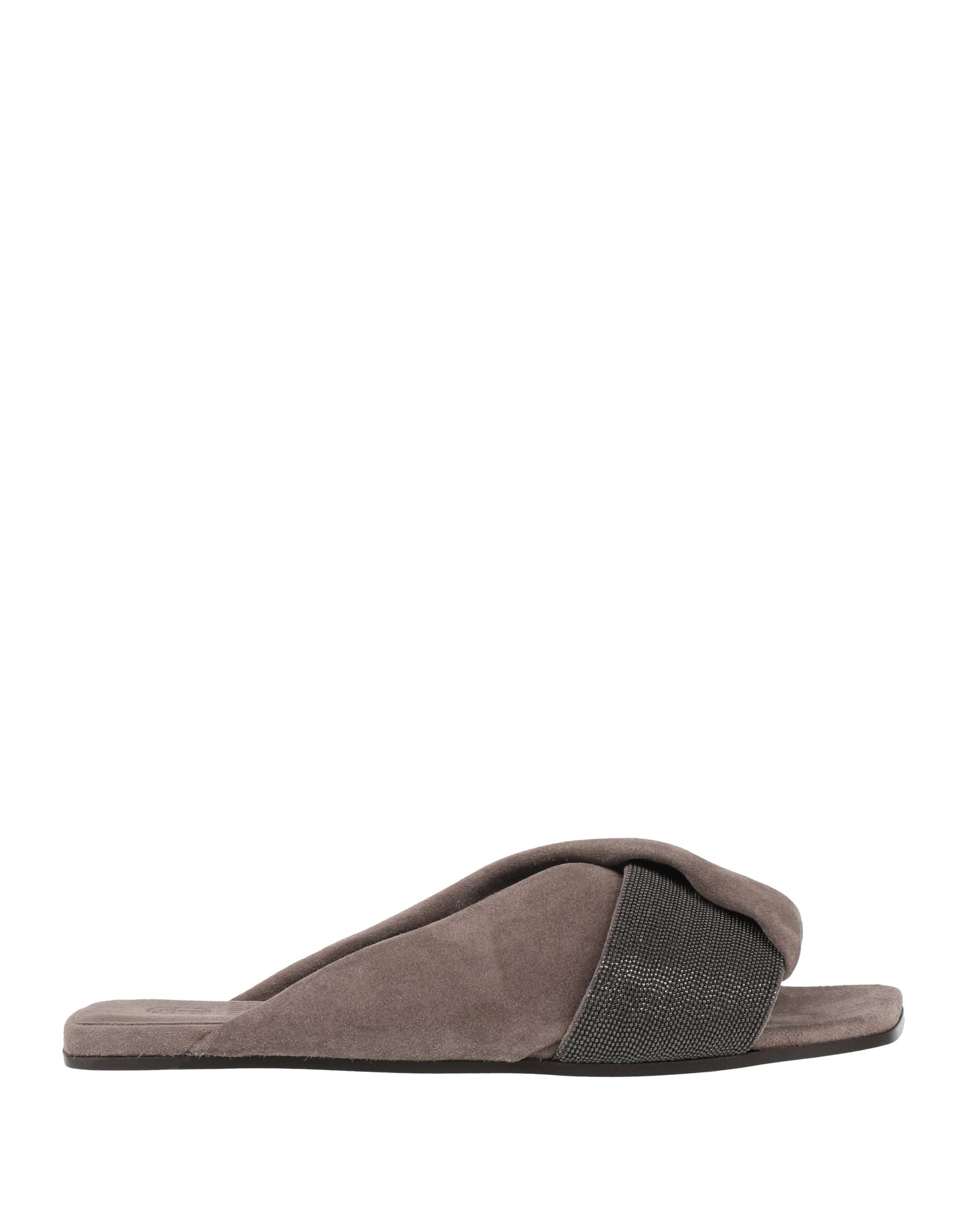 BRUNELLO CUCINELLI Sandale Damen Blei von BRUNELLO CUCINELLI
