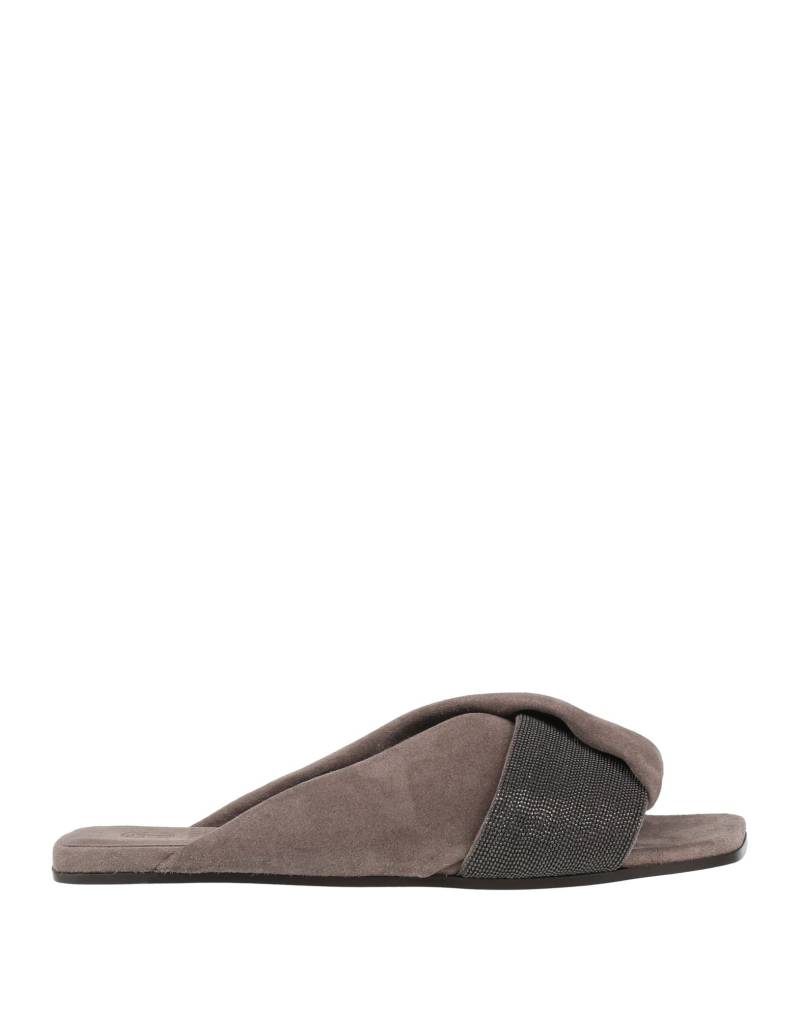 BRUNELLO CUCINELLI Sandale Damen Blei von BRUNELLO CUCINELLI