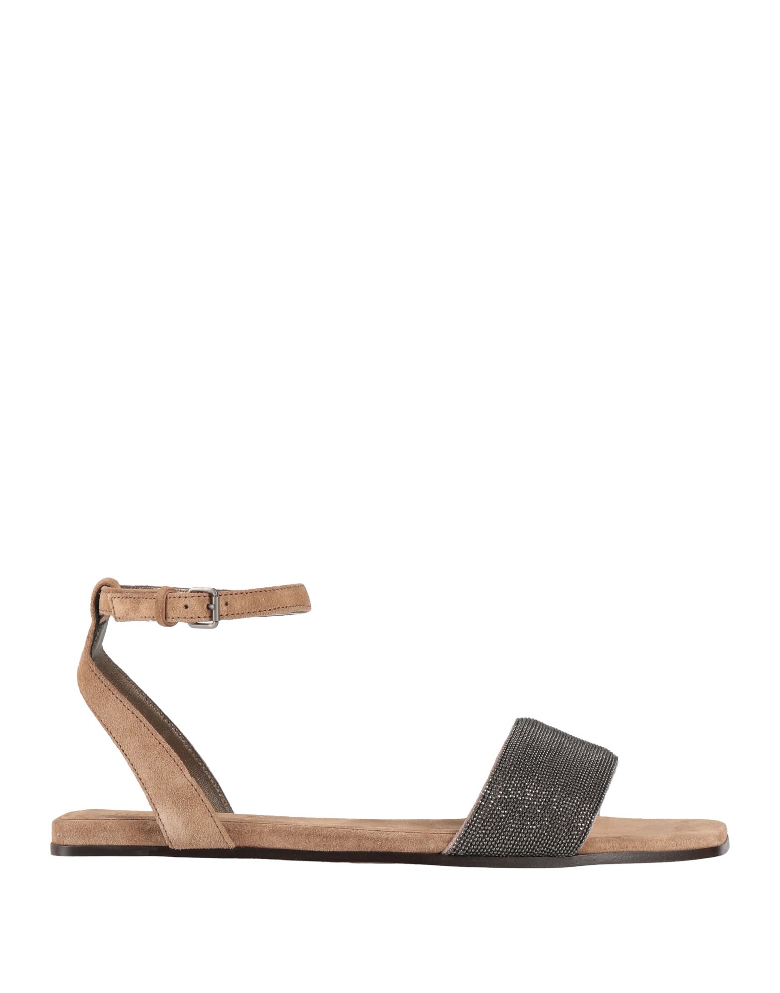 BRUNELLO CUCINELLI Sandale Damen Khaki BRUNELLO CUCINELLI Sandale Damen Khaki von BRUNELLO CUCINELLI