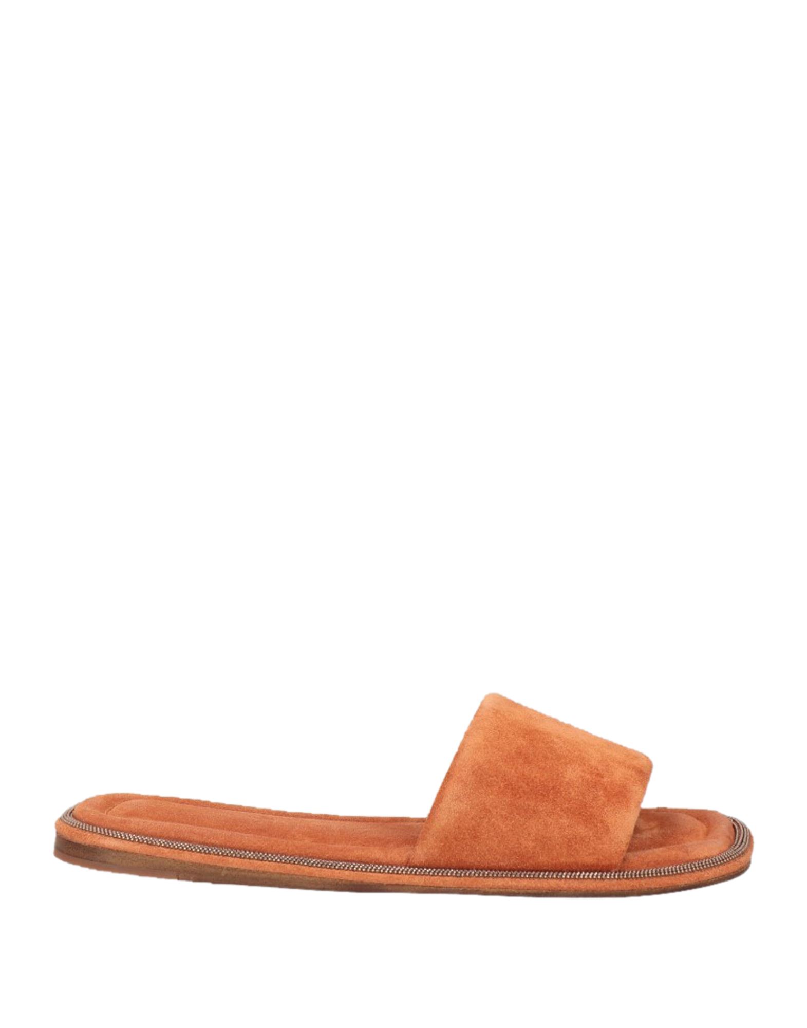 BRUNELLO CUCINELLI Sandale Damen Orange von BRUNELLO CUCINELLI