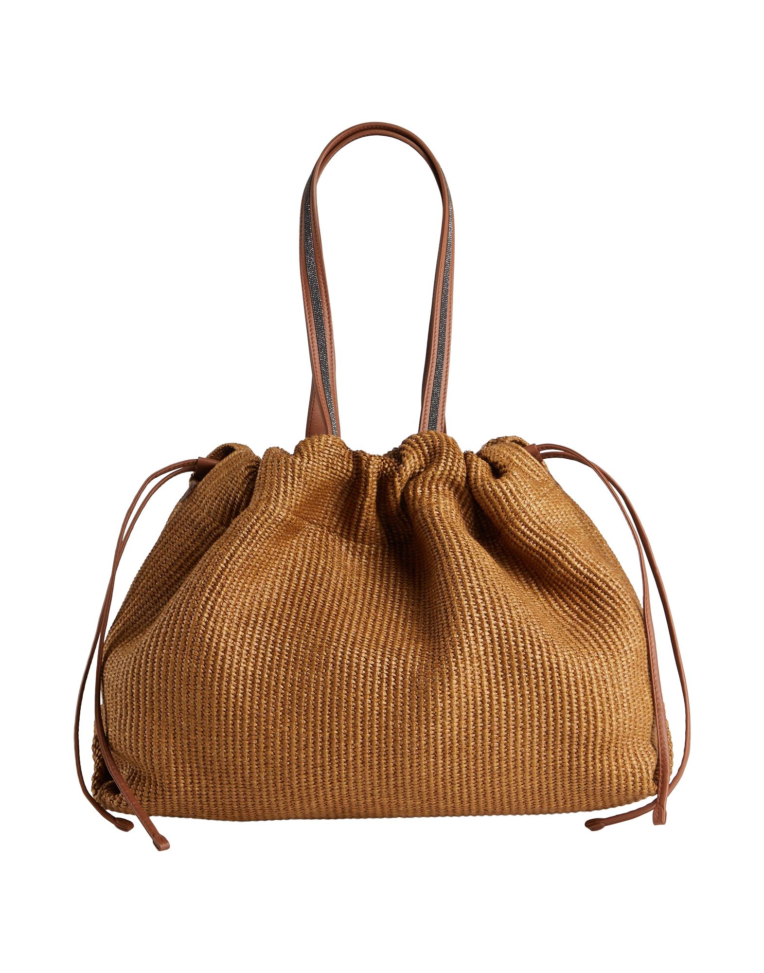 BRUNELLO CUCINELLI Schultertasche Damen Kamel von BRUNELLO CUCINELLI