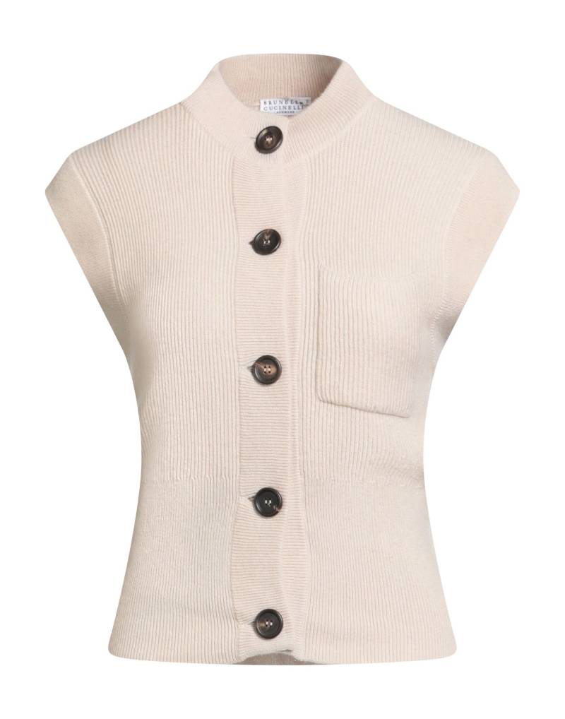 BRUNELLO CUCINELLI Strickjacke Damen Beige von BRUNELLO CUCINELLI