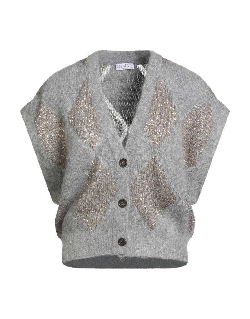 BRUNELLO CUCINELLI Strickjacke Damen Grau von BRUNELLO CUCINELLI