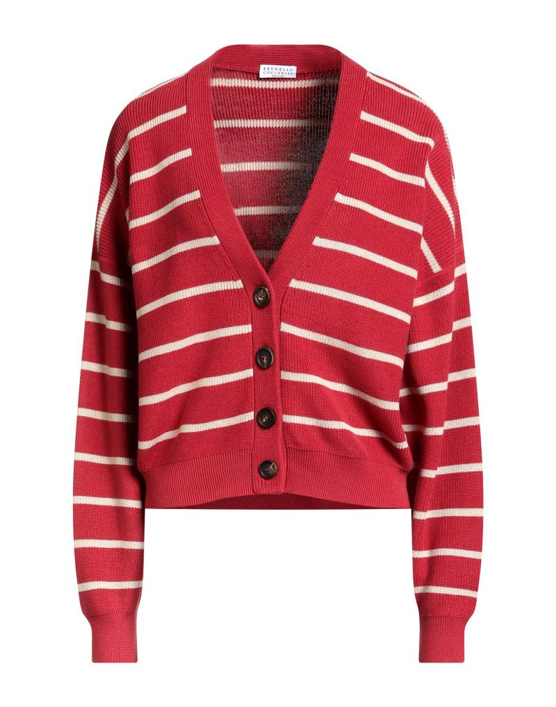 BRUNELLO CUCINELLI Strickjacke Damen Rot von BRUNELLO CUCINELLI