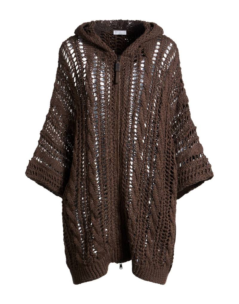 BRUNELLO CUCINELLI Strickjacke Damen Schokobraun von BRUNELLO CUCINELLI