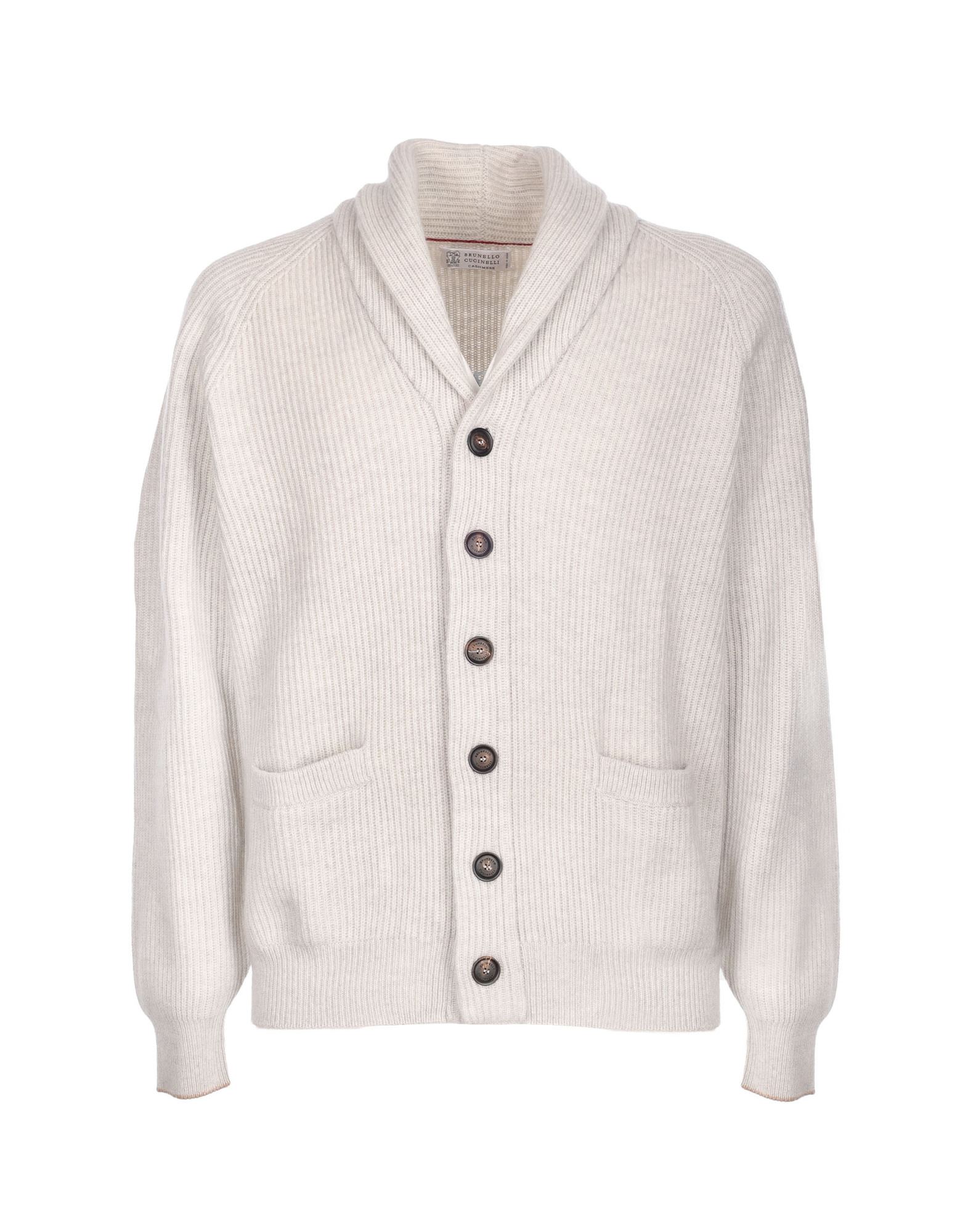 BRUNELLO CUCINELLI Strickjacke Herren Grau von BRUNELLO CUCINELLI