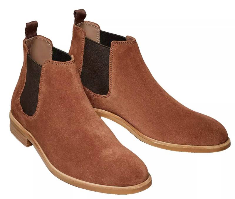 BRUNELLO CUCINELLI Suede Boots Chelseaboots Lederfutter und eine flexible Sohle von BRUNELLO CUCINELLI