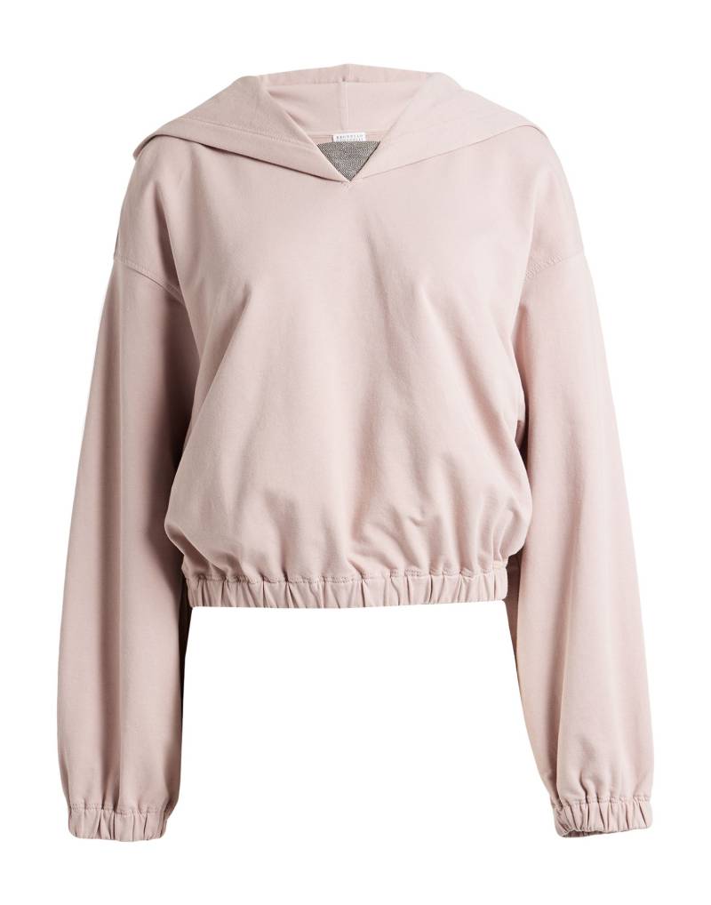 BRUNELLO CUCINELLI Sweatshirt Damen Hellrosa von BRUNELLO CUCINELLI