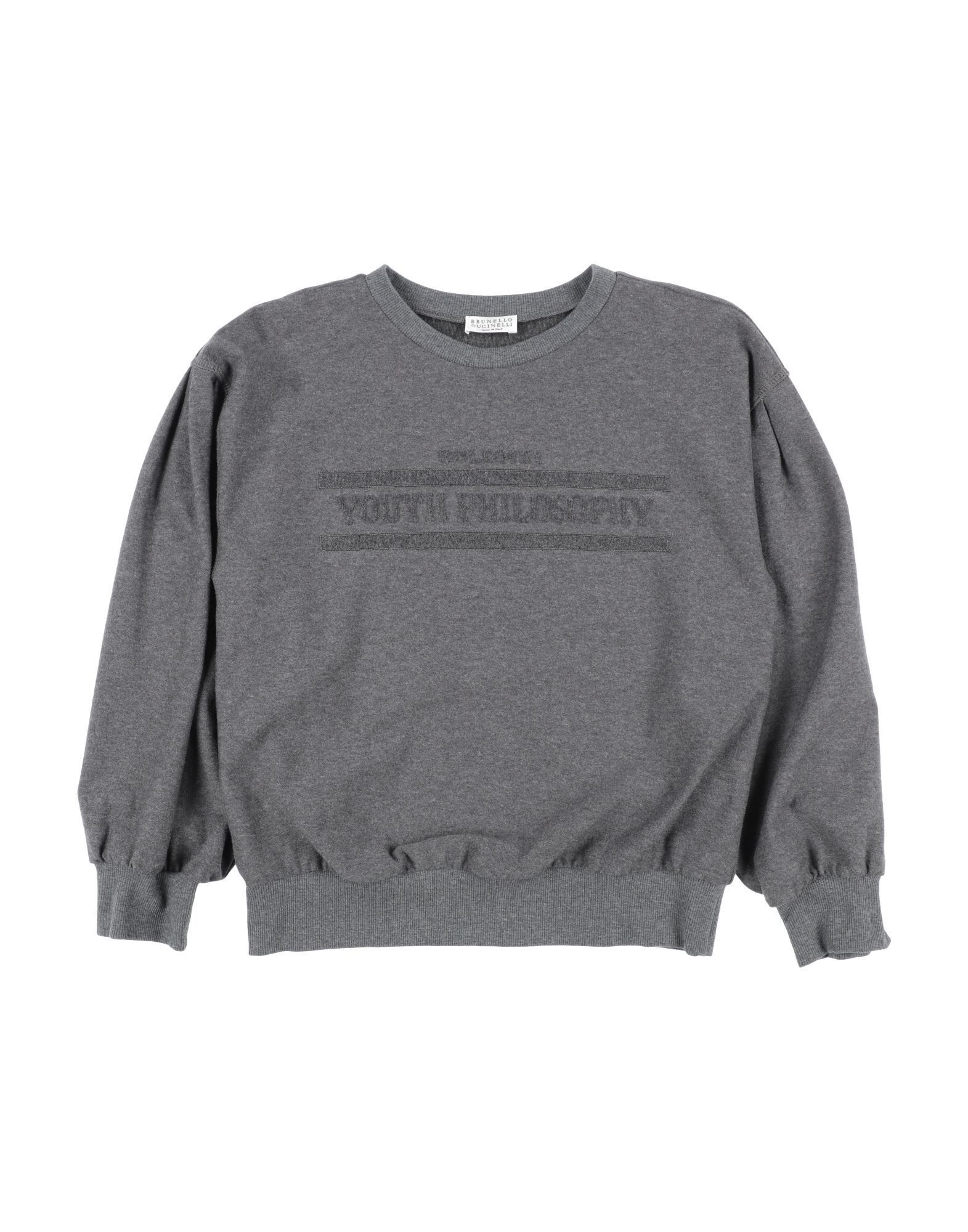 BRUNELLO CUCINELLI Sweatshirt Kinder Blei von BRUNELLO CUCINELLI