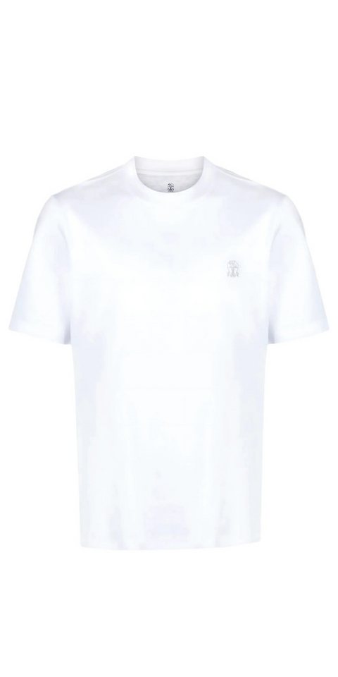 BRUNELLO CUCINELLI T-Shirt Brunello logo-print cotton T-shirt BRUNELLO CUCINELLI T-Shirt Brunello logo-print cotton T-shirt von BRUNELLO CUCINELLI