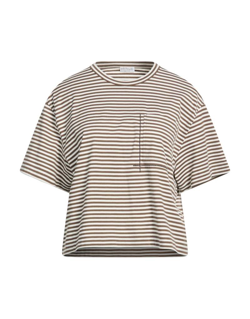 BRUNELLO CUCINELLI T-shirts Damen Dunkelbraun von BRUNELLO CUCINELLI