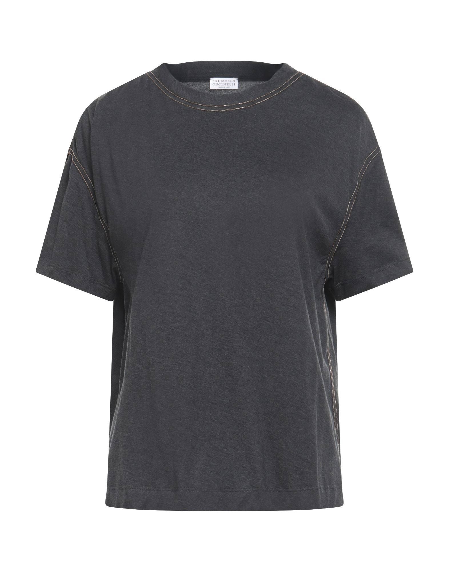 BRUNELLO CUCINELLI T-shirts Damen Granitgrau von BRUNELLO CUCINELLI