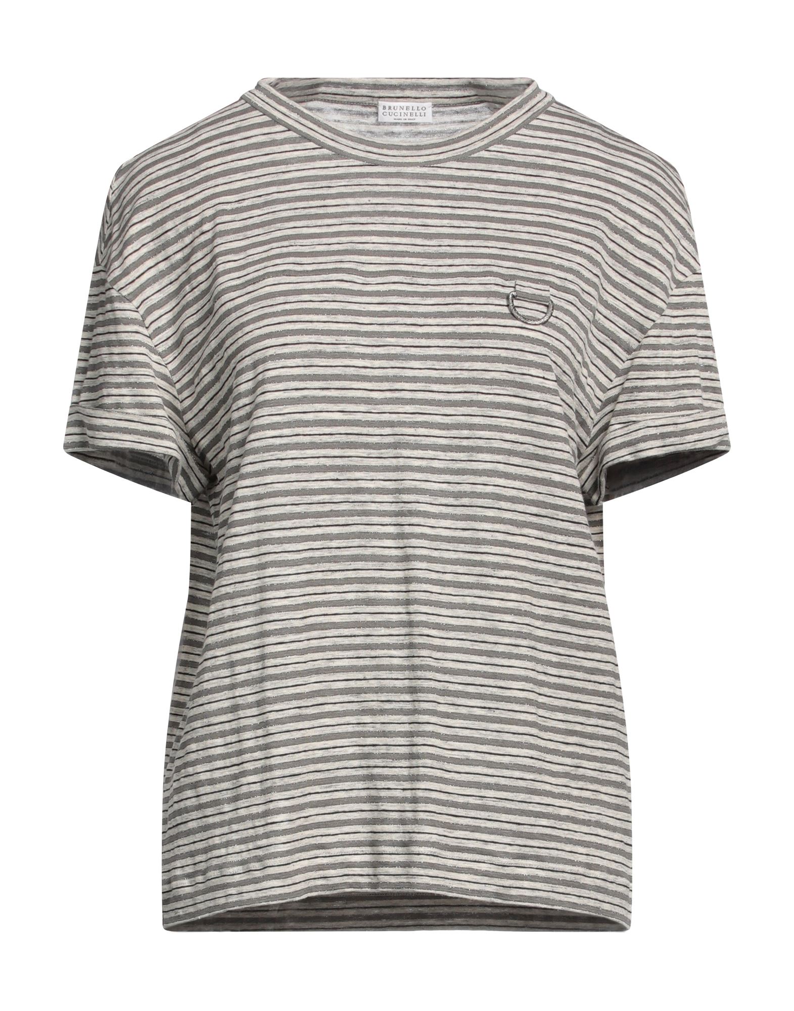 BRUNELLO CUCINELLI T-shirts Damen Grau von BRUNELLO CUCINELLI