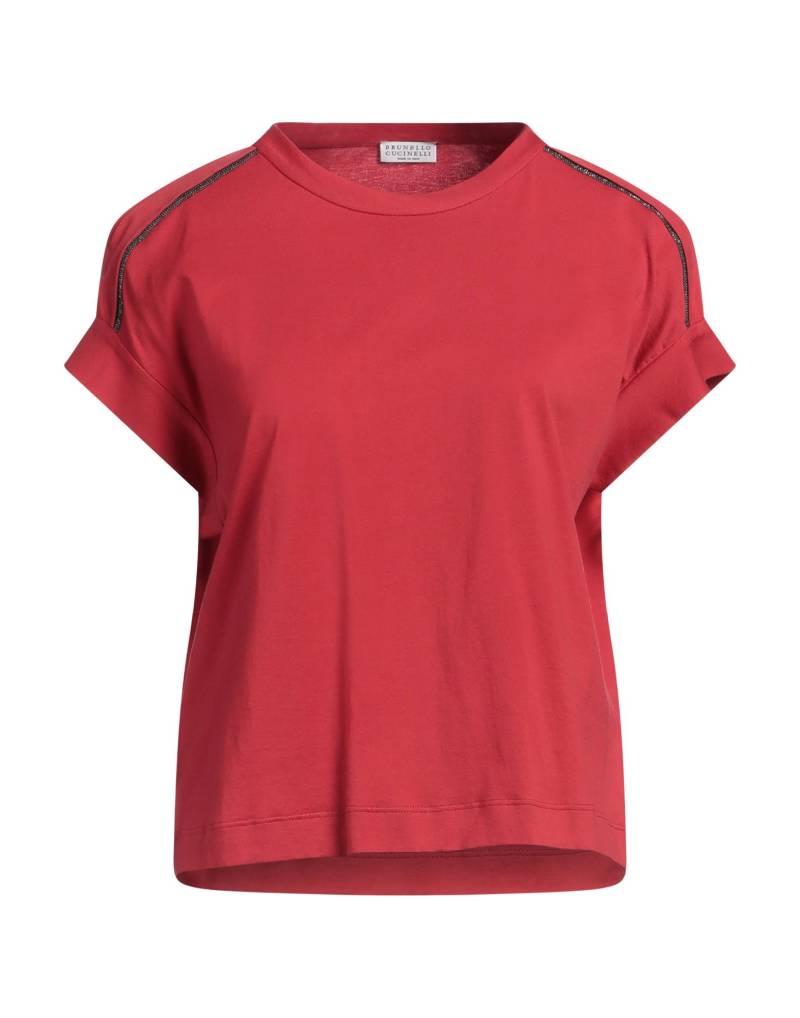 BRUNELLO CUCINELLI T-shirts Damen Rot von BRUNELLO CUCINELLI