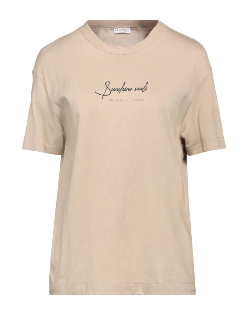BRUNELLO CUCINELLI T-shirts Damen Sand von BRUNELLO CUCINELLI