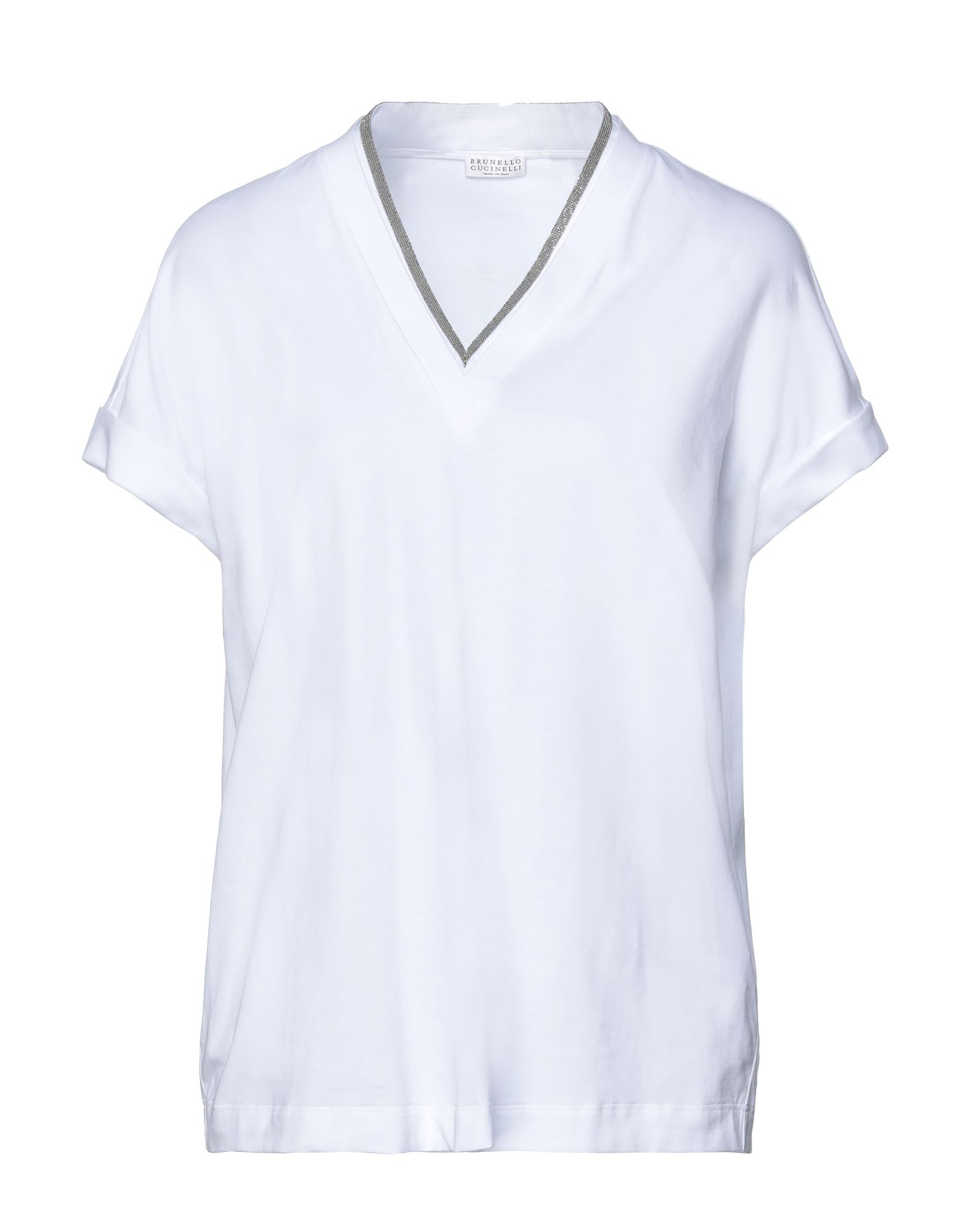 BRUNELLO CUCINELLI T-shirts Damen Weiß von BRUNELLO CUCINELLI