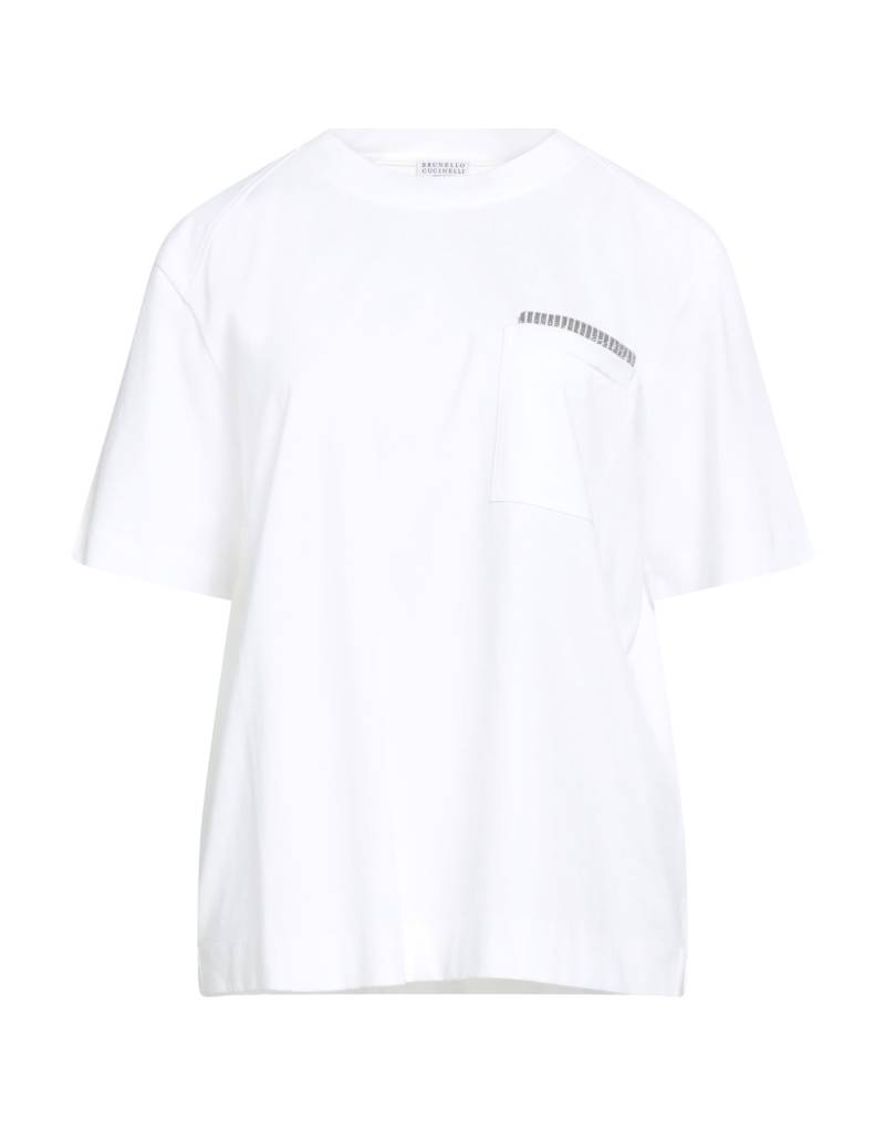 BRUNELLO CUCINELLI T-shirts Damen Weiß von BRUNELLO CUCINELLI