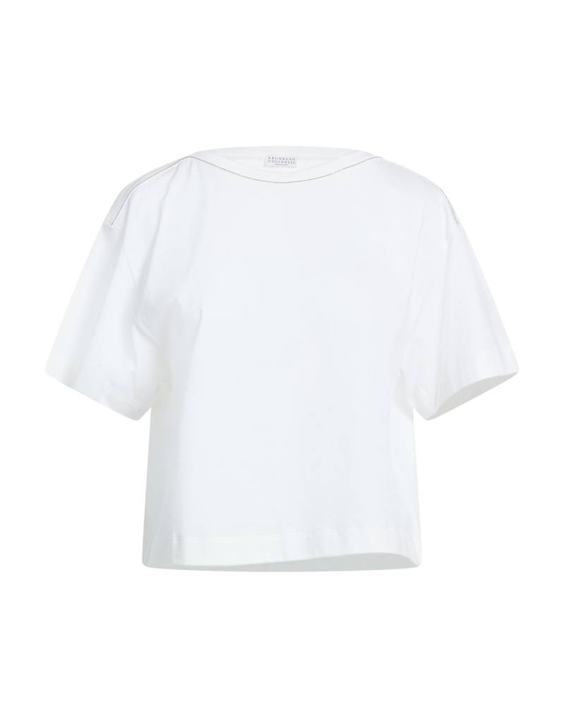 BRUNELLO CUCINELLI T-shirts Damen Weiß von BRUNELLO CUCINELLI
