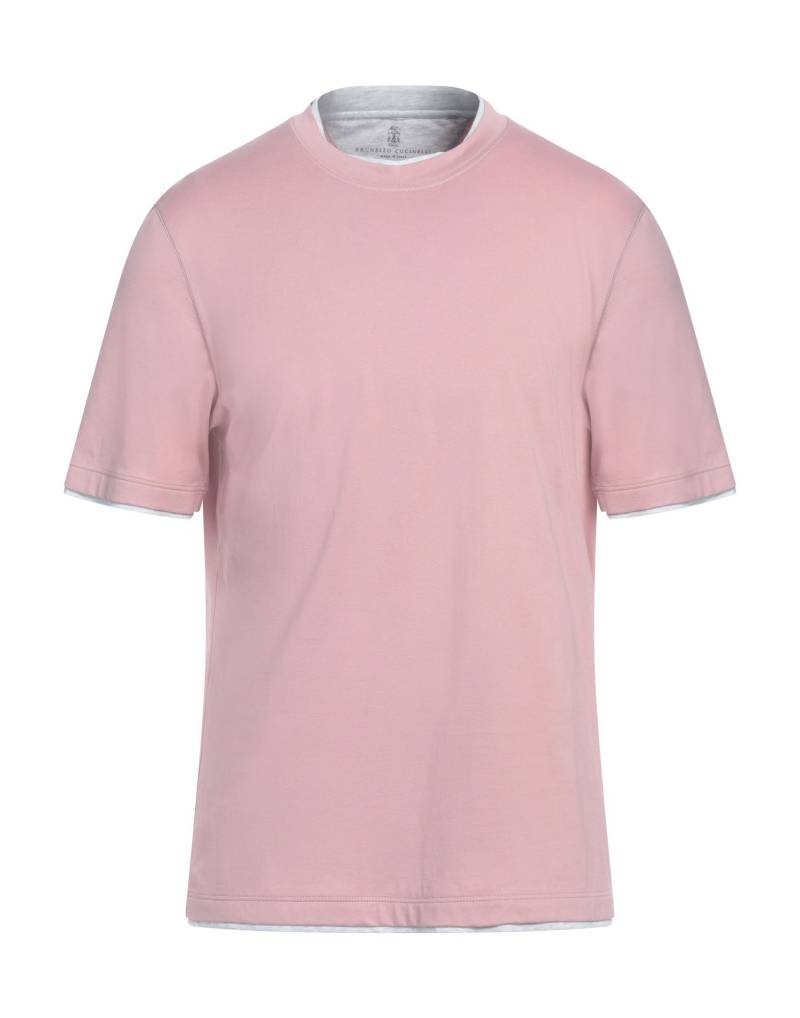 BRUNELLO CUCINELLI T-shirts Herren Antikrosa BRUNELLO CUCINELLI T-shirts Herren Antikrosa von BRUNELLO CUCINELLI