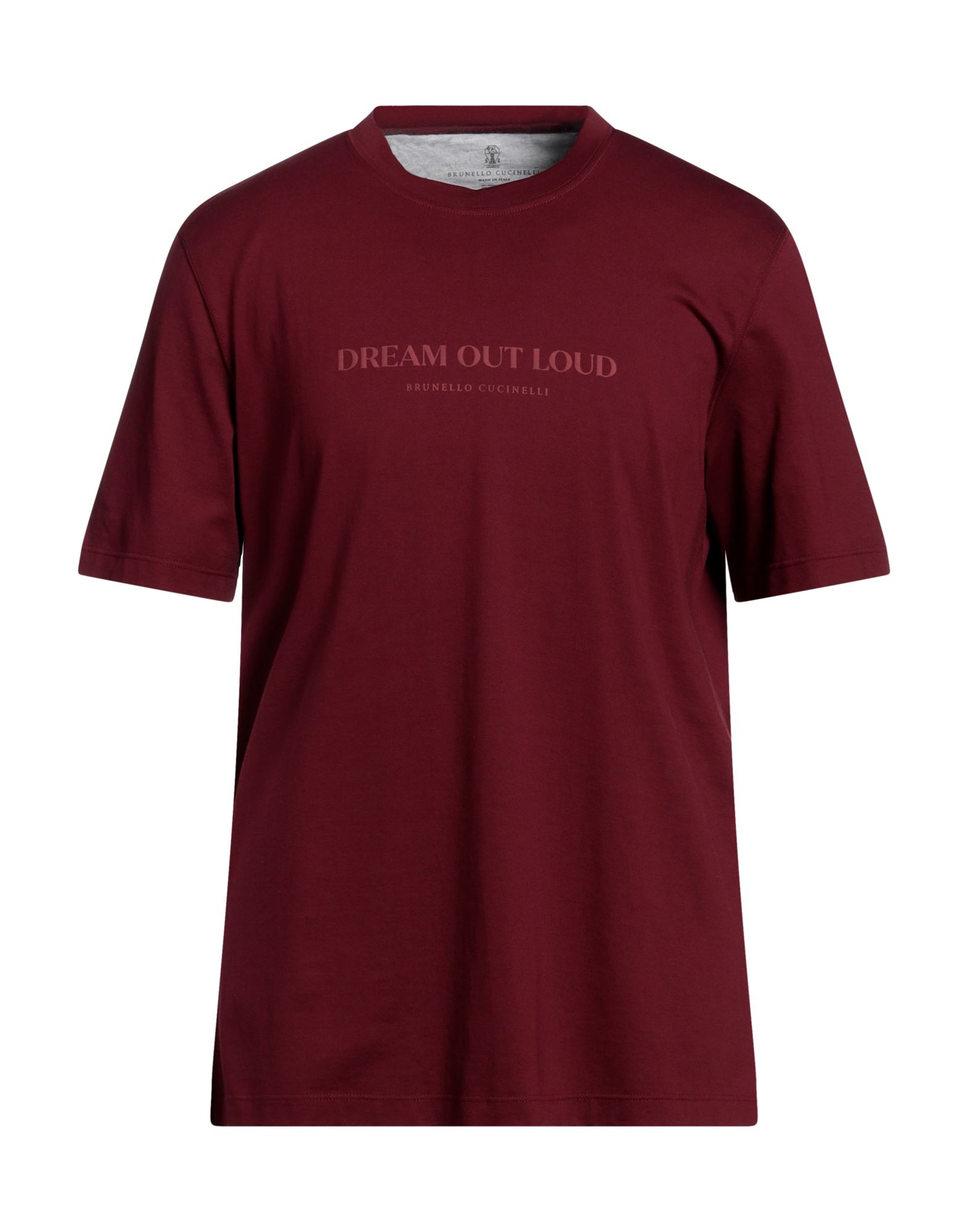 BRUNELLO CUCINELLI T-shirts Herren Bordeaux von BRUNELLO CUCINELLI