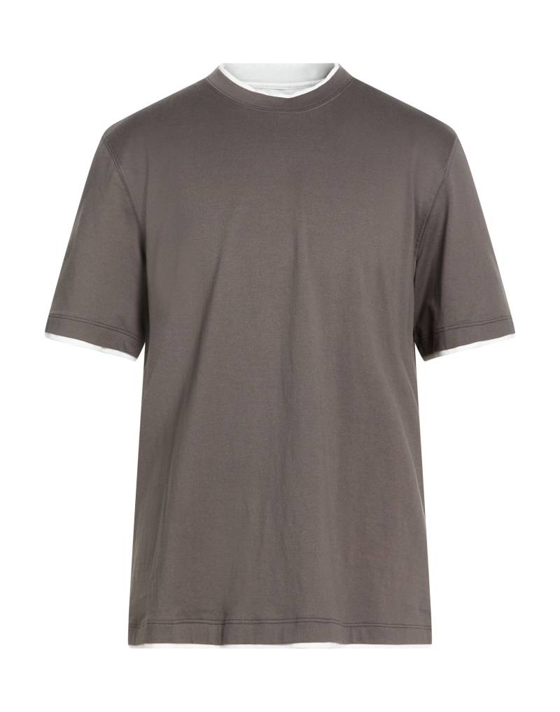 BRUNELLO CUCINELLI T-shirts Herren Braungrau von BRUNELLO CUCINELLI