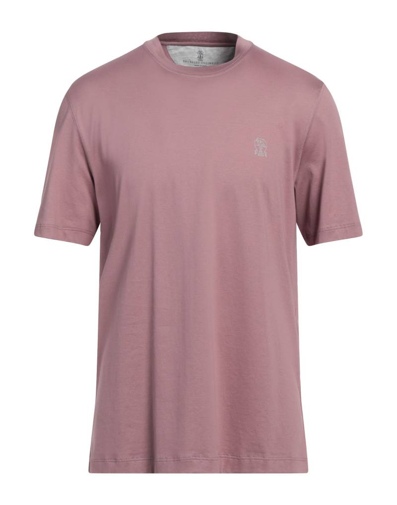 BRUNELLO CUCINELLI T-shirts Herren Malve von BRUNELLO CUCINELLI