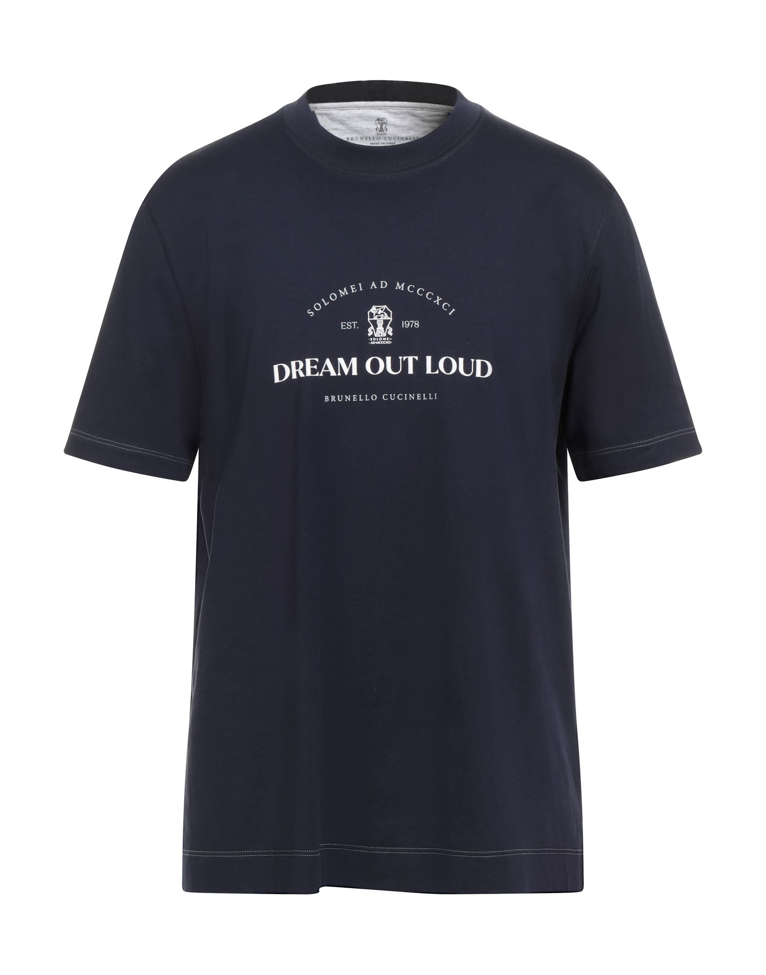 BRUNELLO CUCINELLI T-shirts Herren Marineblau von BRUNELLO CUCINELLI