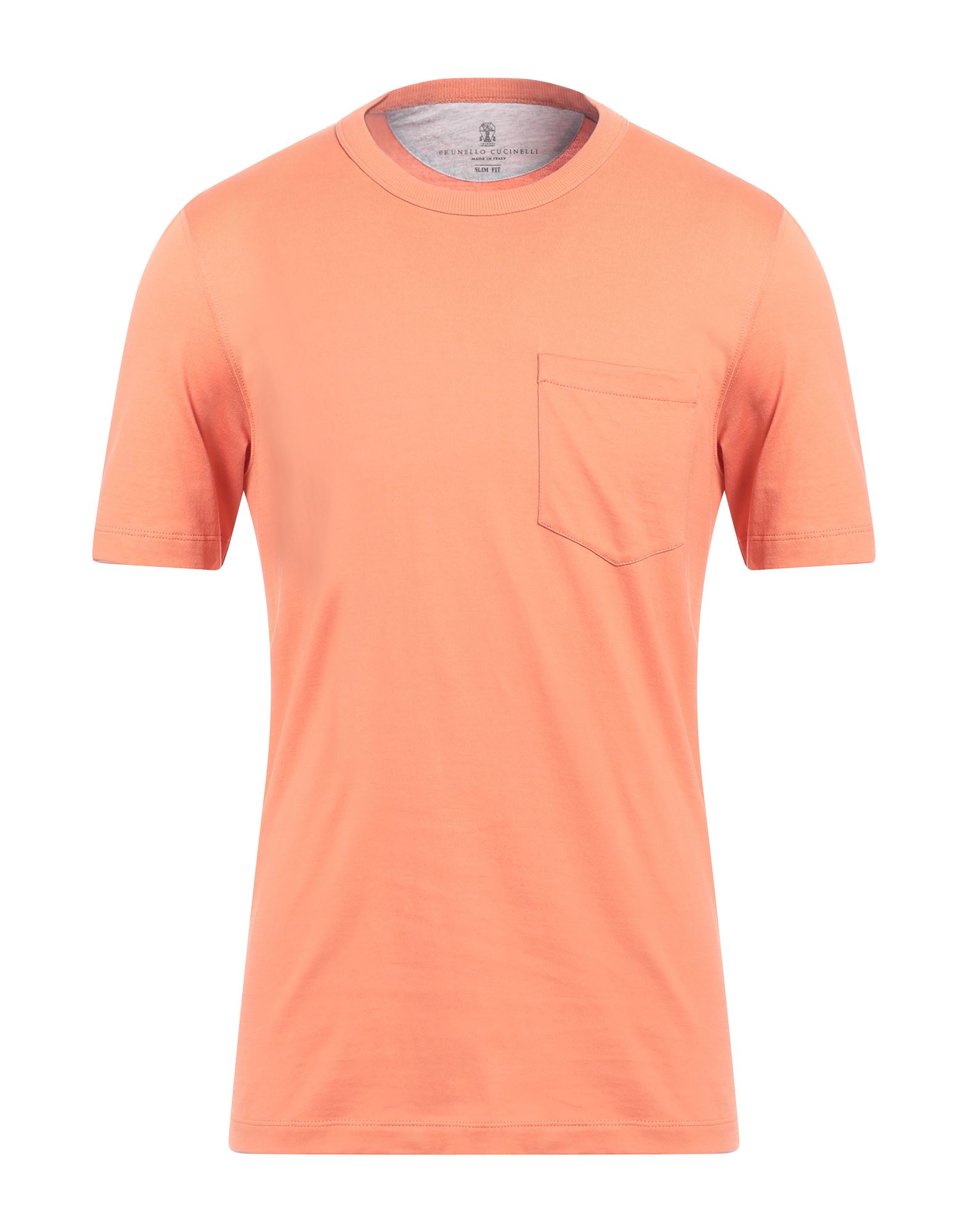 BRUNELLO CUCINELLI T-shirts Herren Orange von BRUNELLO CUCINELLI