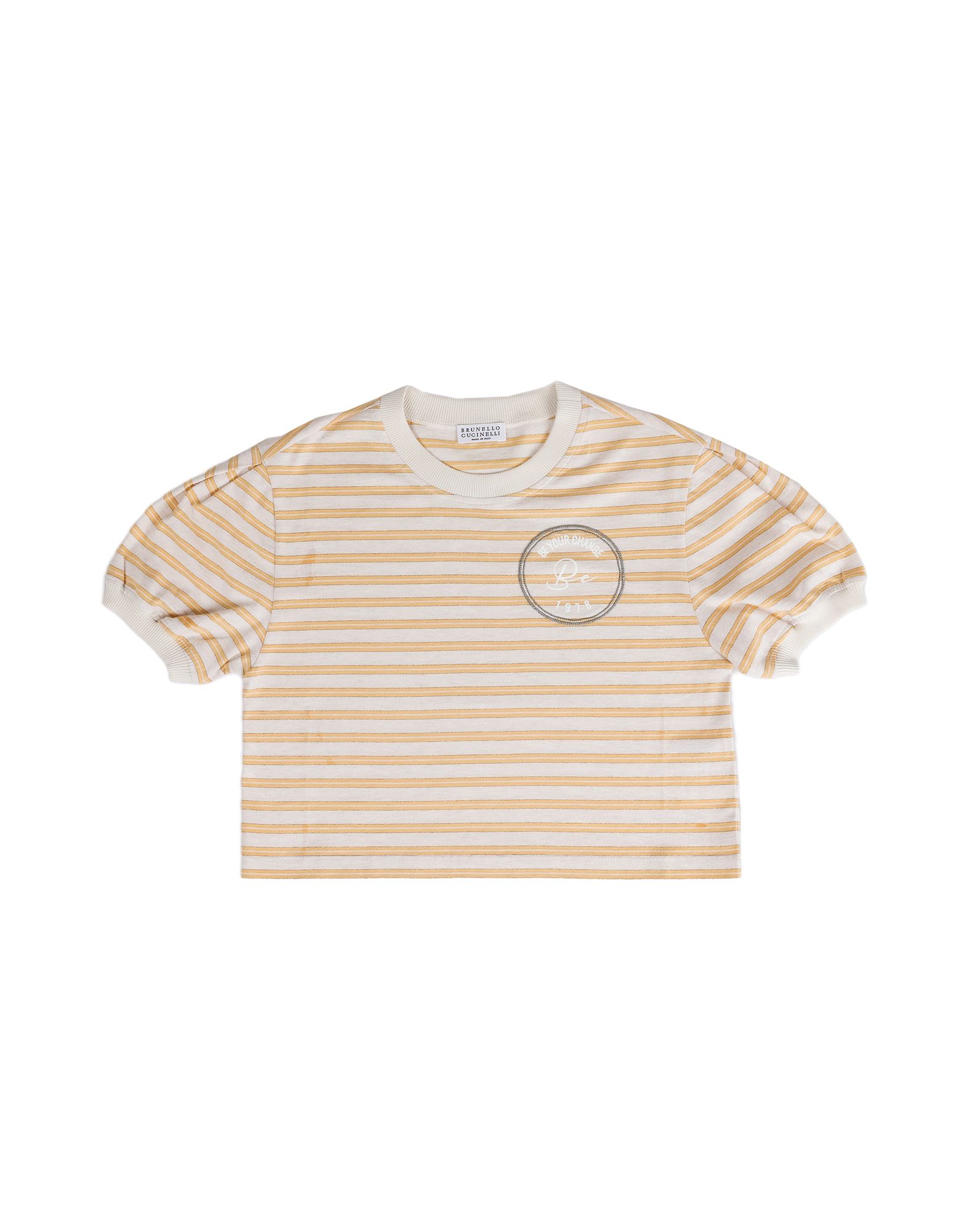 BRUNELLO CUCINELLI T-shirts Kinder Gelb von BRUNELLO CUCINELLI