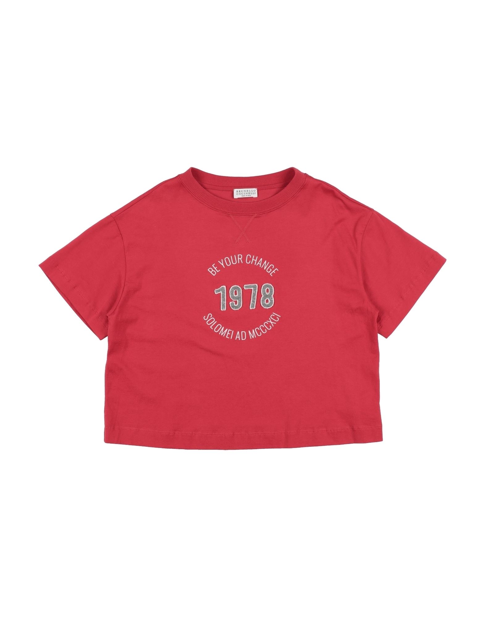 BRUNELLO CUCINELLI T-shirts Kinder Rot von BRUNELLO CUCINELLI