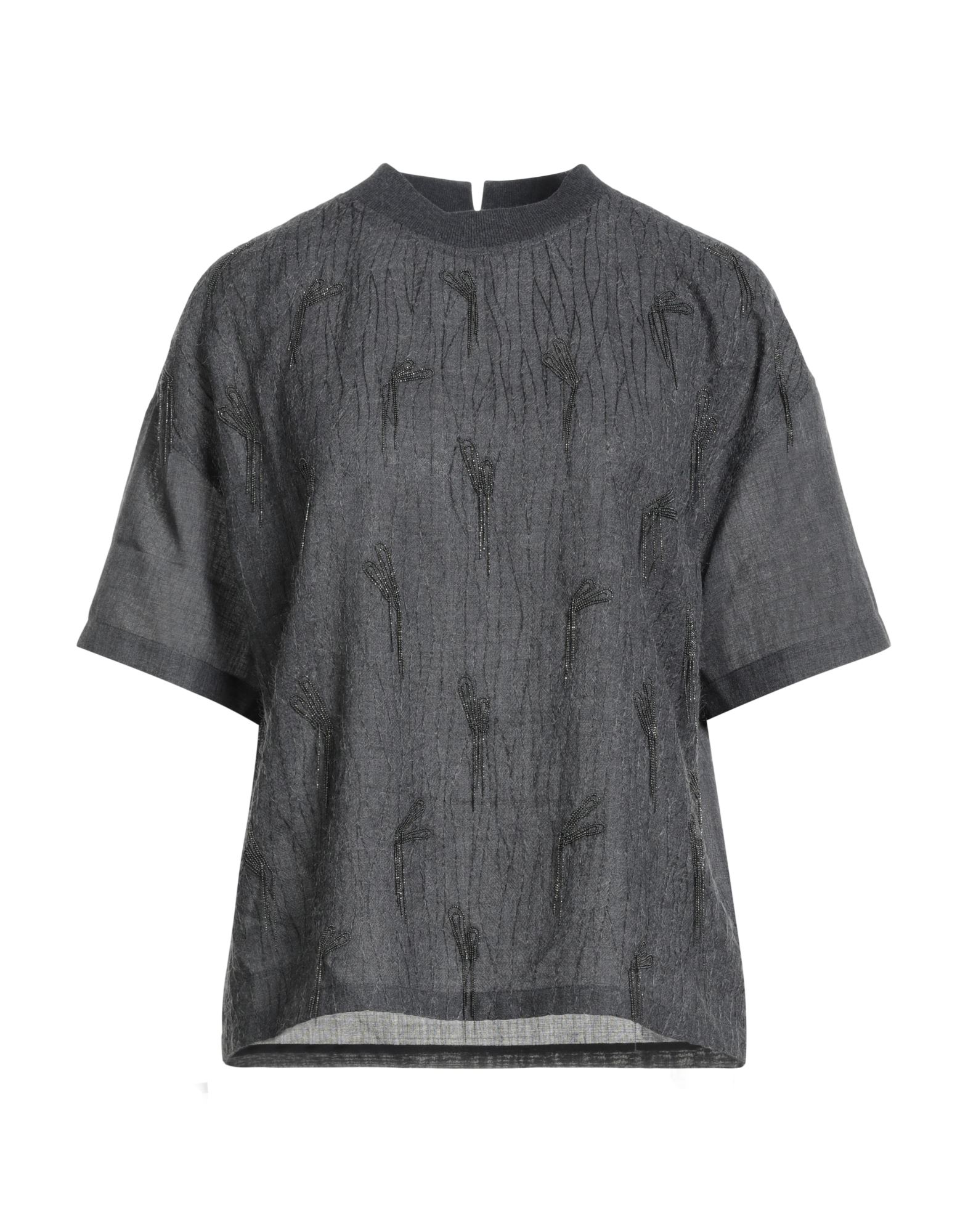 BRUNELLO CUCINELLI Top Damen Braungrau BRUNELLO CUCINELLI Top Damen Braungrau von BRUNELLO CUCINELLI