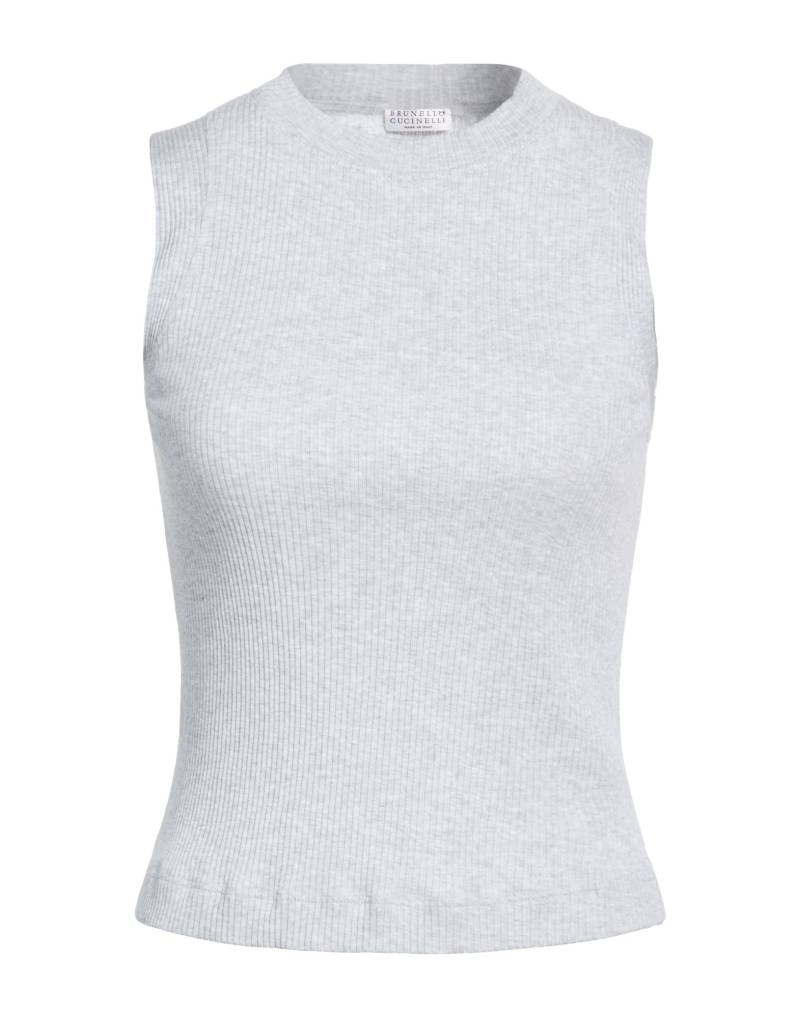 BRUNELLO CUCINELLI Top Damen Hellgrau von BRUNELLO CUCINELLI