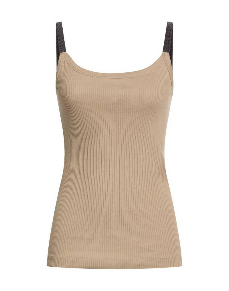 BRUNELLO CUCINELLI Top Damen Sand von BRUNELLO CUCINELLI