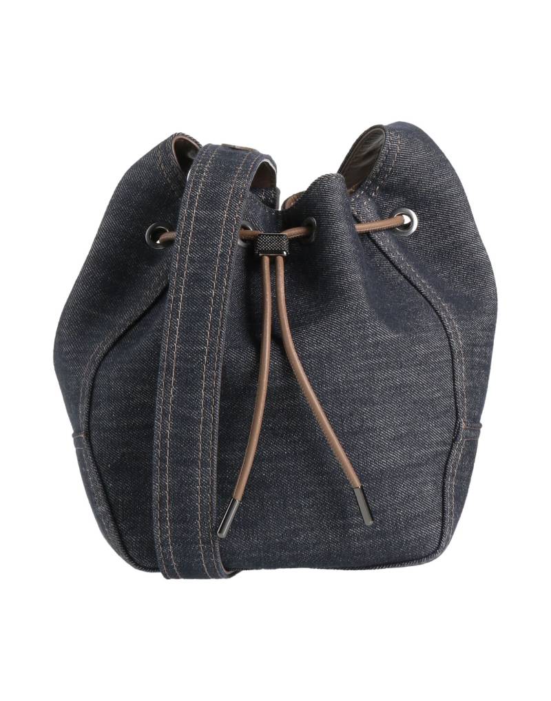 BRUNELLO CUCINELLI Umhängetasche Damen Blau von BRUNELLO CUCINELLI
