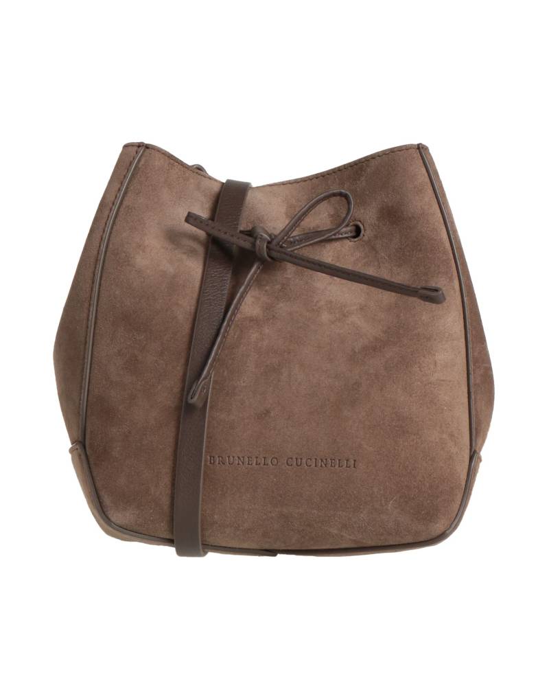 BRUNELLO CUCINELLI Umhängetasche Damen Braun von BRUNELLO CUCINELLI