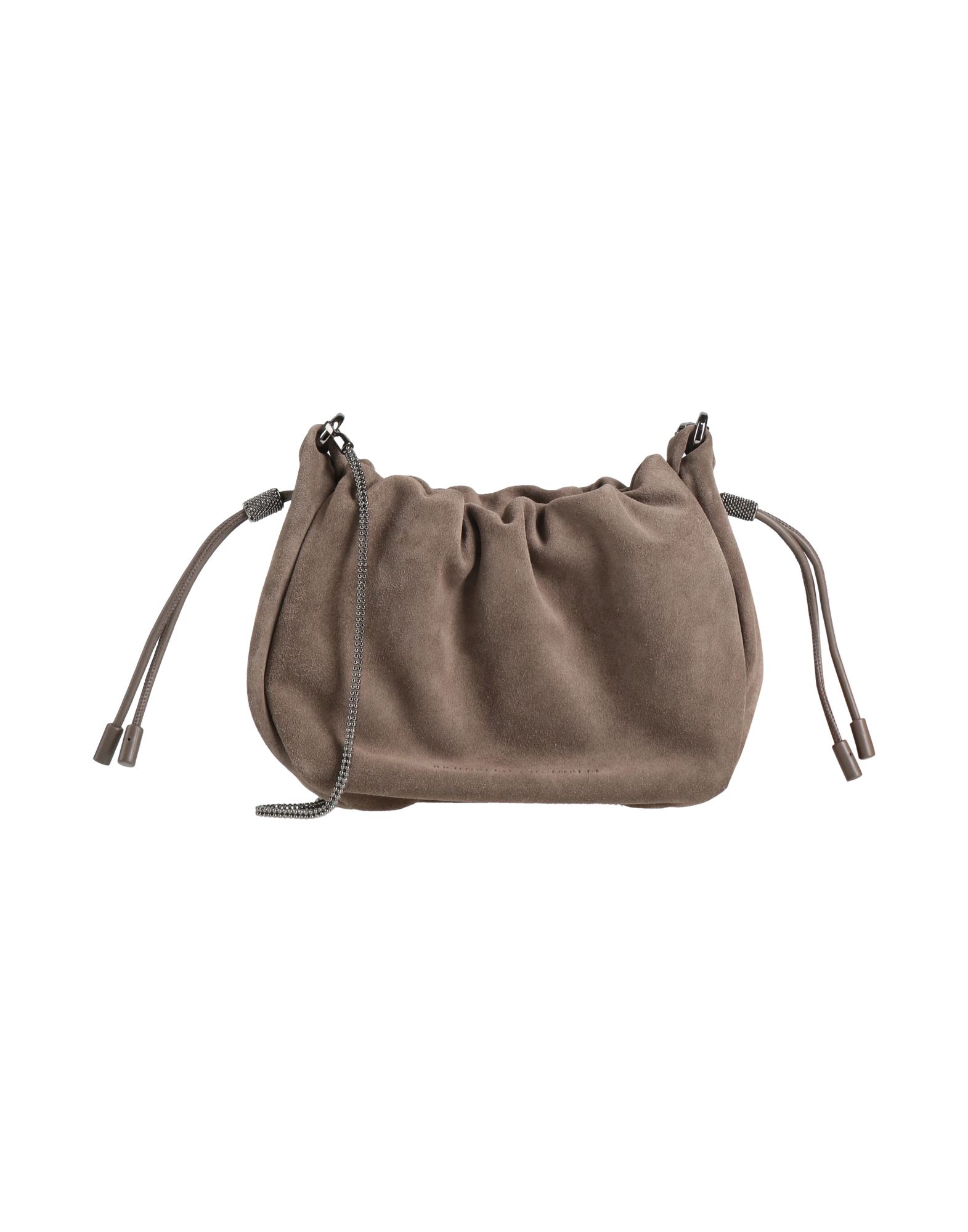 BRUNELLO CUCINELLI Umhängetasche Damen Maulwurfsgrau von BRUNELLO CUCINELLI