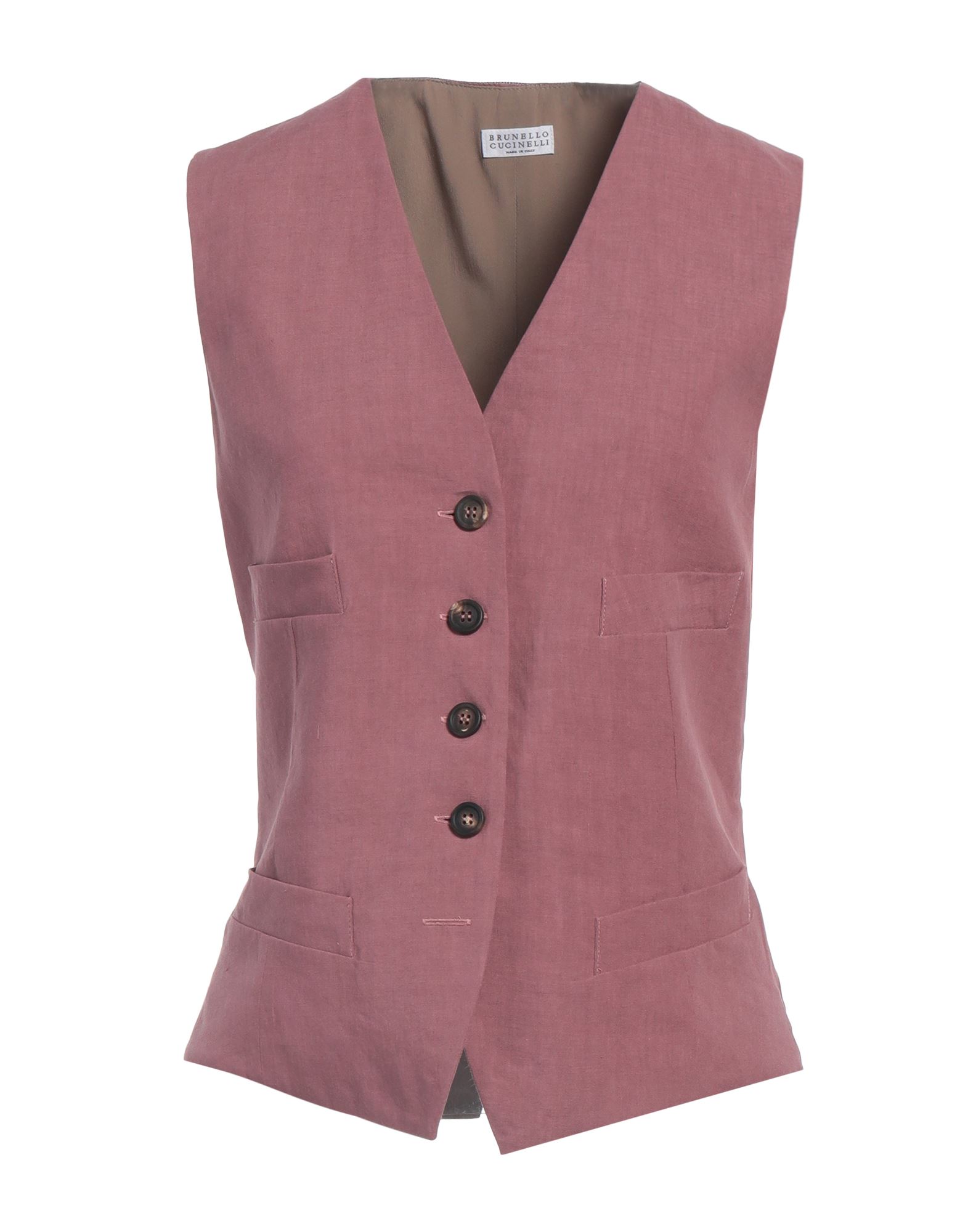 BRUNELLO CUCINELLI Couture-weste Damen Altrosa von BRUNELLO CUCINELLI