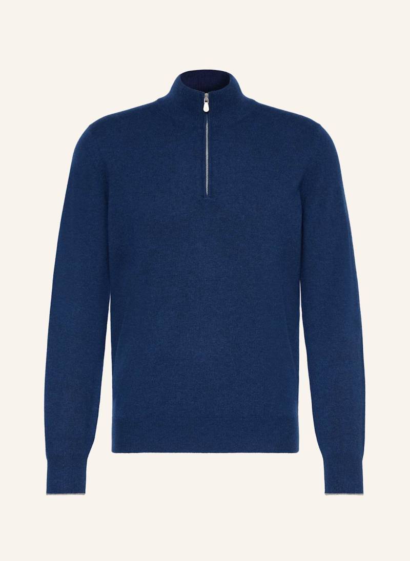 Brunello Cucinelli Cashmere-Troyer blau von BRUNELLO CUCINELLI