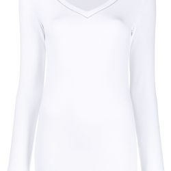 Brunello Cucinelli Damen V-ausschnitt Langarm Strick von BRUNELLO CUCINELLI